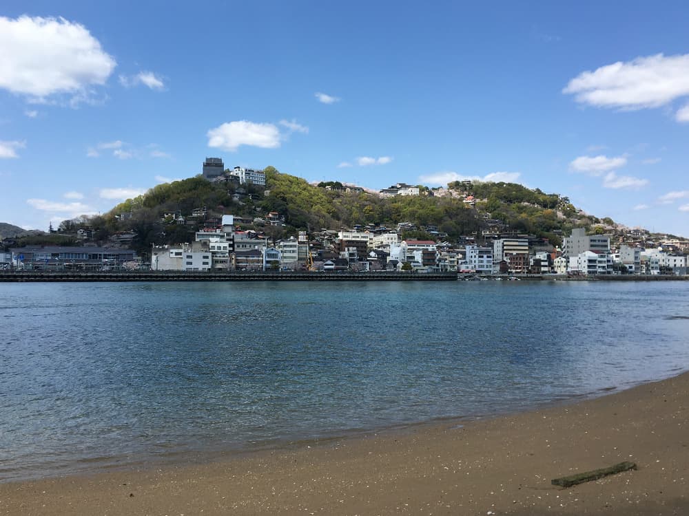岡島（小歌島）城ビーチからの眺め2