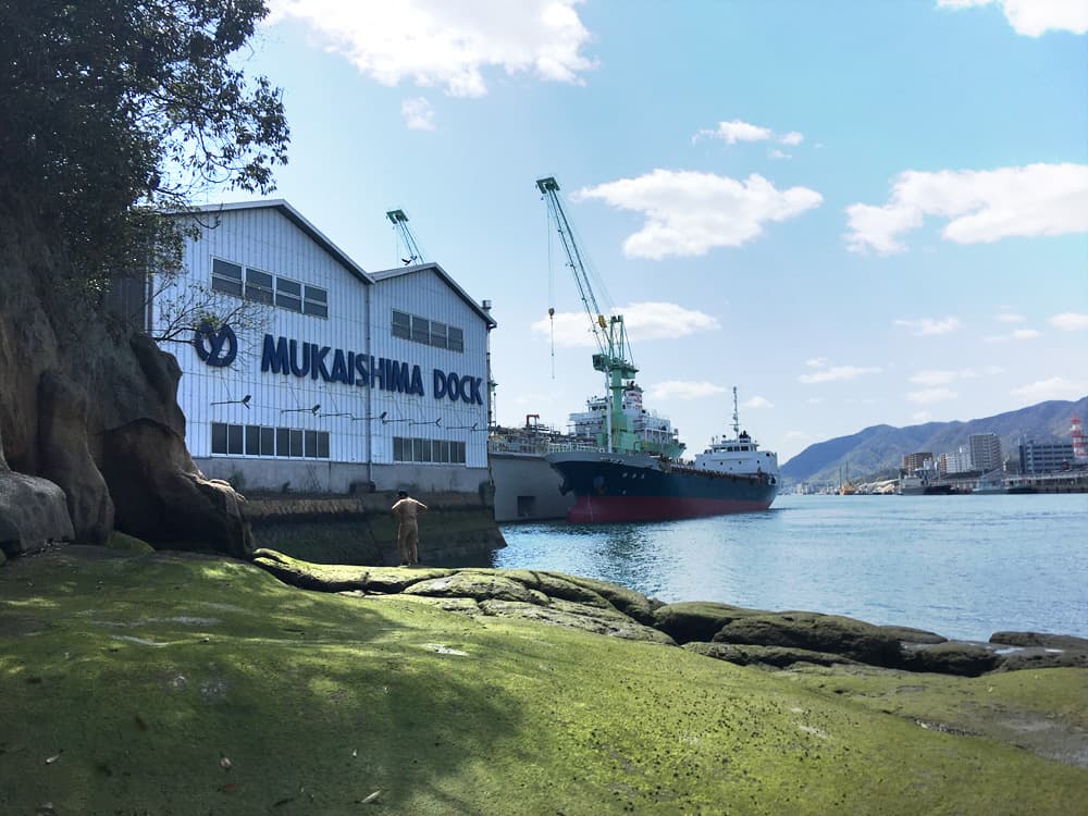 岡島（小歌島）城ビーチからの眺め3